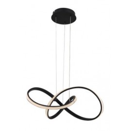 Lexi Lighting-Diamanto Dimmable LED Pendant Light – Chrome / Black